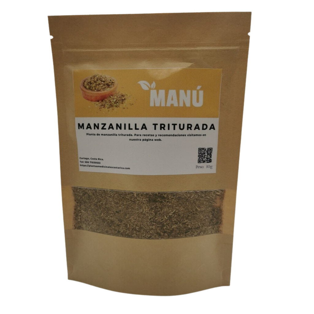 Manzanilla triturada paquete