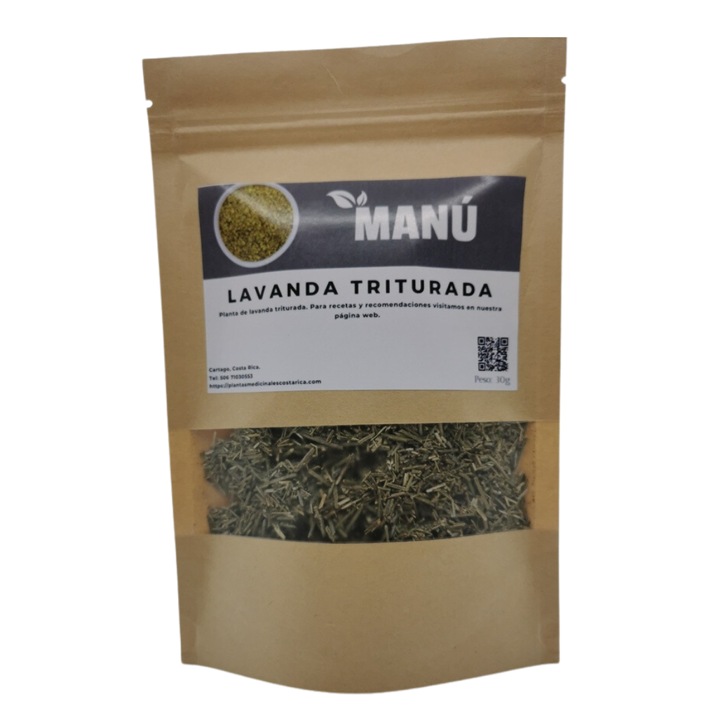 Lavanda triturada paquete