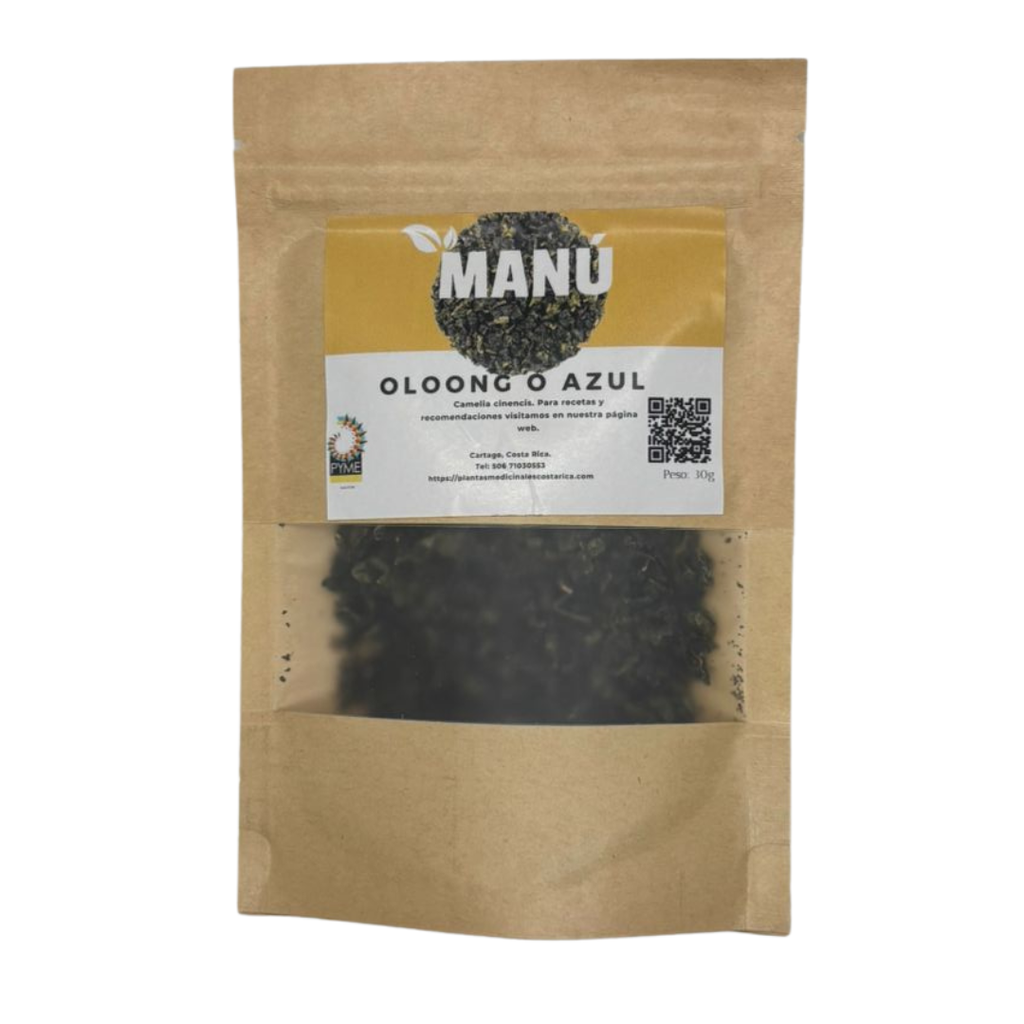 Té Oolong o azúl paquete